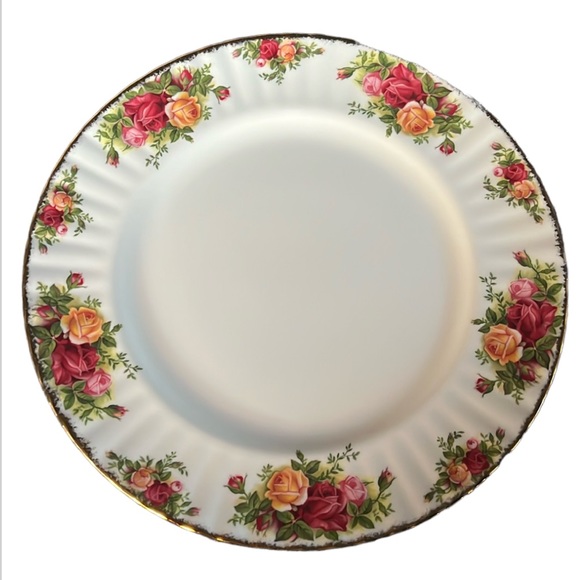 DINNER PLATE OLD COUNTRY ROSES 1962 ROYAL ALBERT BONE CHINA ENGLAND VINTAGE - Picture 3 of 10